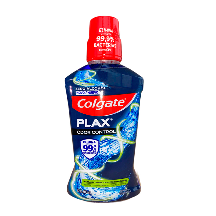 Enjuague Bucal Plax Odor Control Colgate 500ml