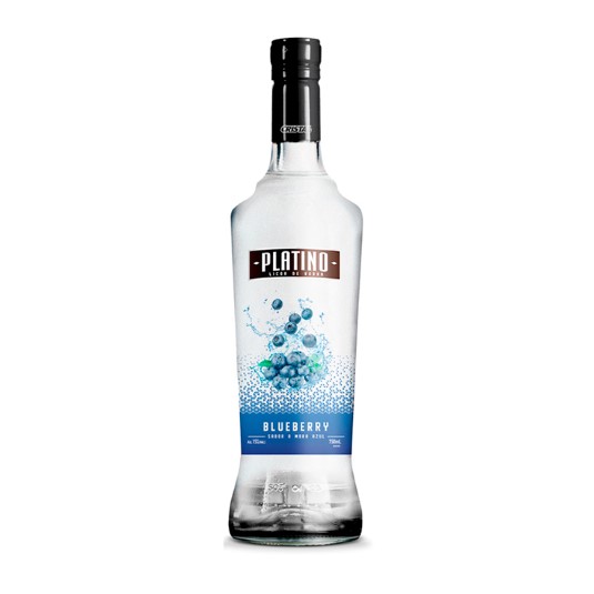 Vodka Blueberry Platino 750 ml