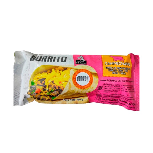 Burrito Campechano Congelado Donkey 180Gr