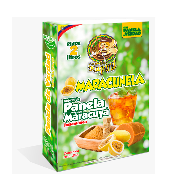 La Abeja Panela Sabor A Maracuya 200 Gr.