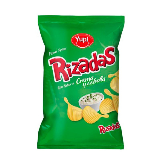 Papas Sabor A Crema Y Cebolla Rizadas 100gr