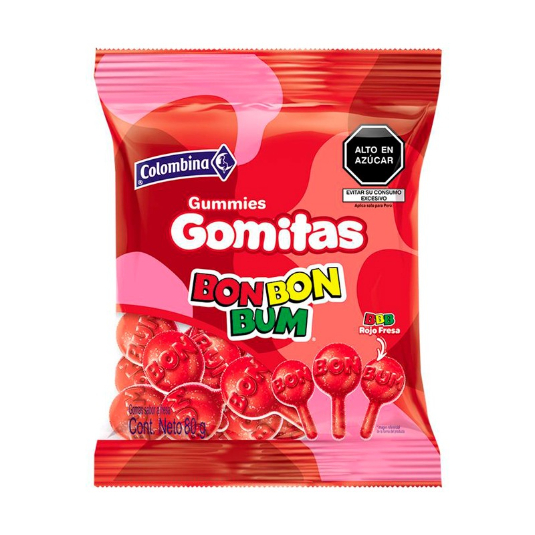 Gomitas Bon Bon Bum Gummies Colombina 80 Gr