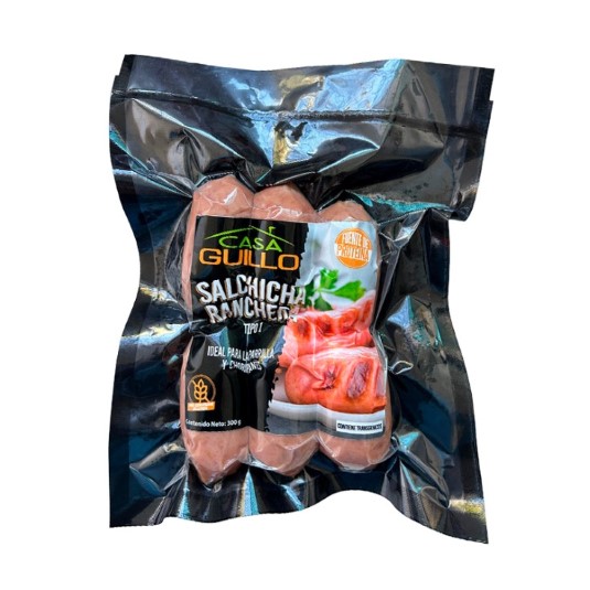 Casa Guillo Salchicha Ranchera 300 Gr