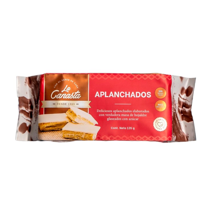 Aplanchados Glaseados Con Azucar La Canasta 135 G