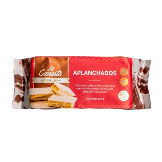 Aplanchados Glaseados Con Azucar La Canasta 135 G