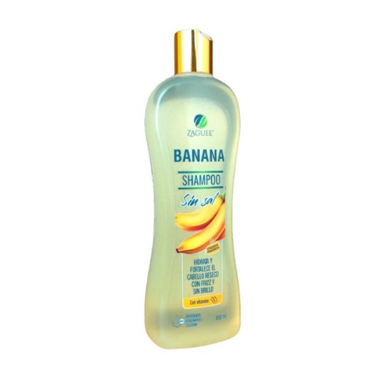 Shampoo De Banana Zaguee Sin Sal 450Ml