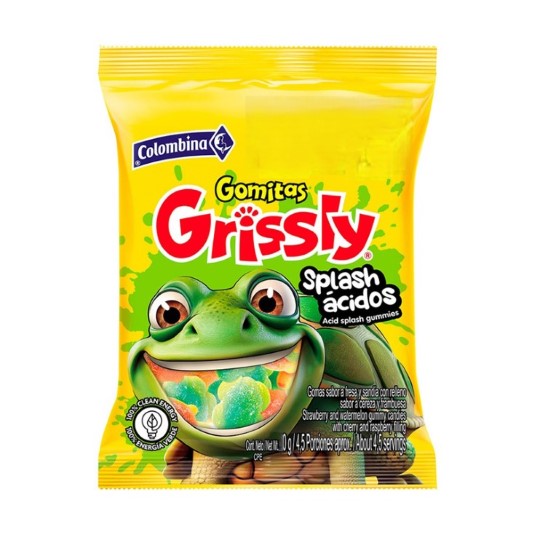 Gomitas Grissly Splash 80GR