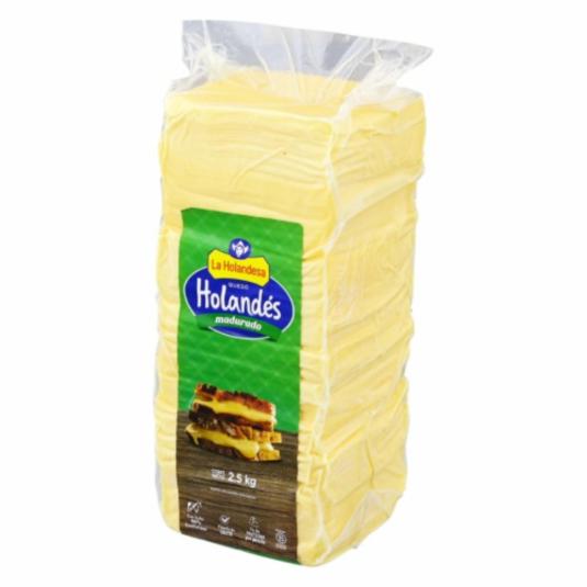 Queso Sanduchero Rebanado La Holandesa 2.8 Kg