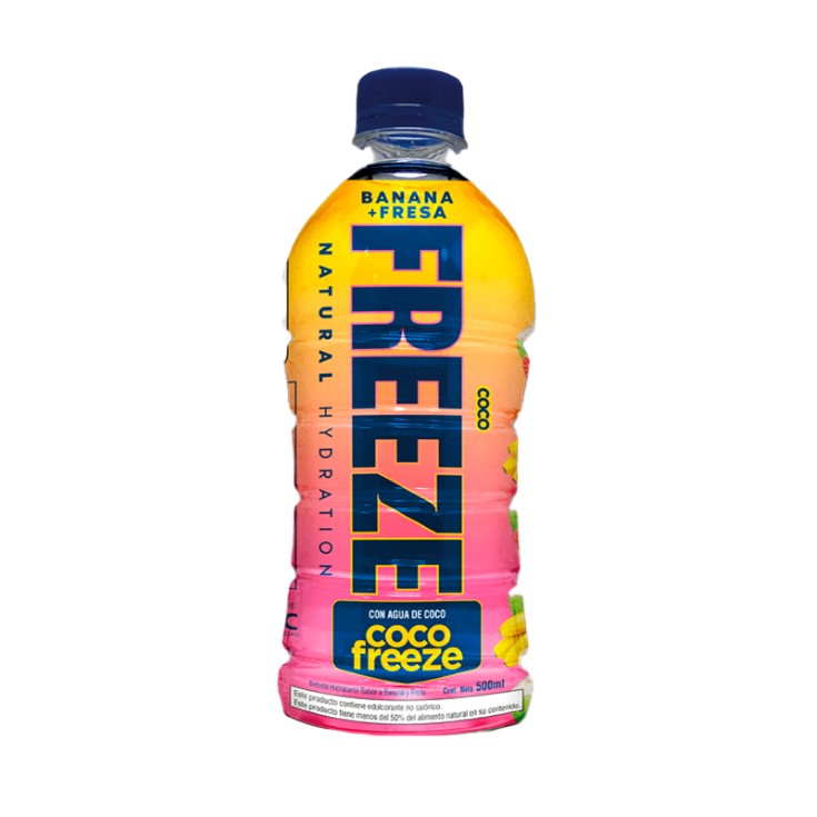 Bebida Hidratante Banano Fresa Coco Freeze 500ML