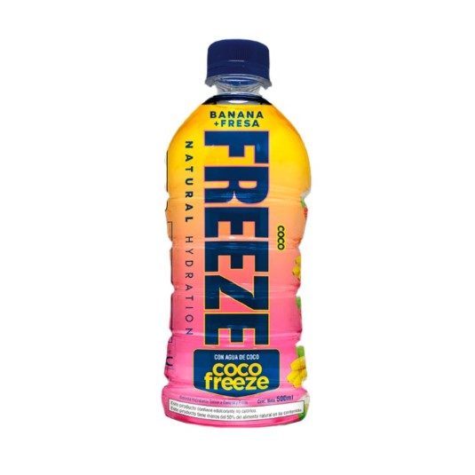 Bebida Hidratante Banano Fresa Coco Freeze 500ML