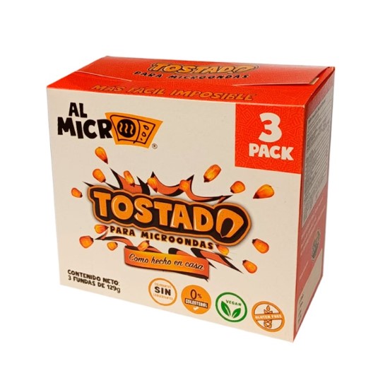 Tostado para Microondas Three Pack al Micro 129GR C/U