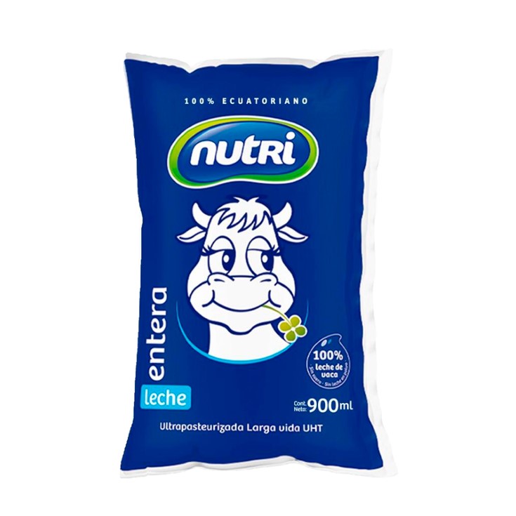 Leche Entera Nutri Uht Funda 900Ml