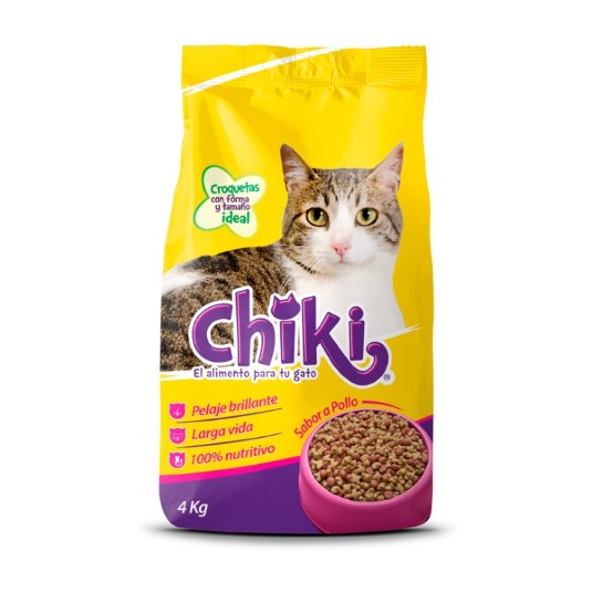 Comida de Gato Sabor a Pollo Chiki 4KG