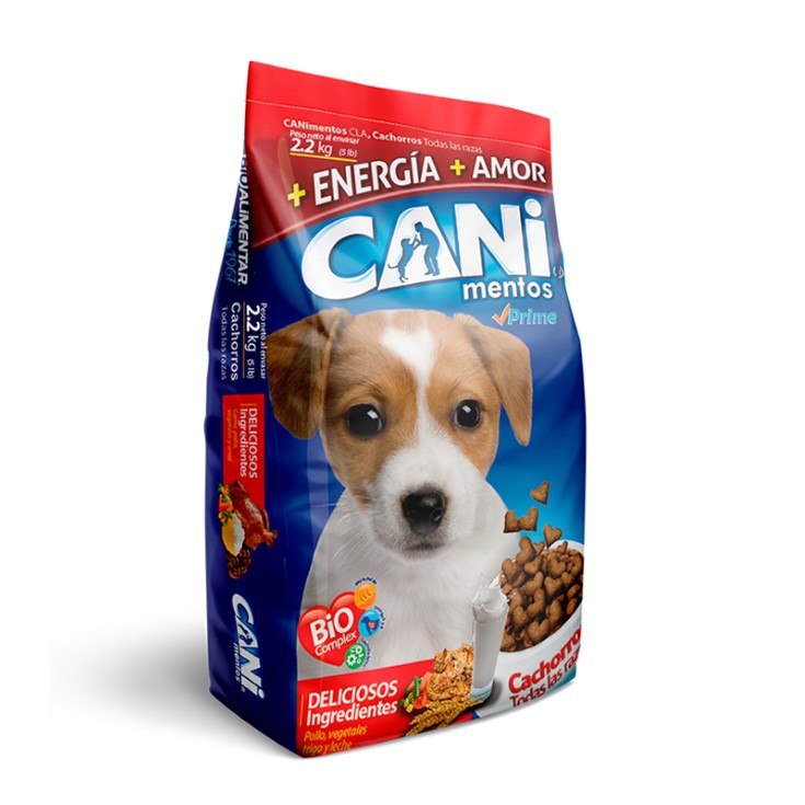 Comida Para Perros Cachorros Todas las Razas Cani Prime 2.2K Comida Para Perros Cachorros Todas las Razas Cani Prime 2.2K