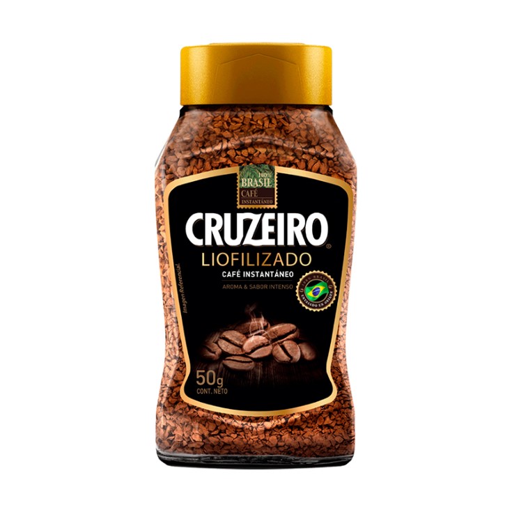 Cruzeiro Café Liofilizado Vidrio 50 Gr