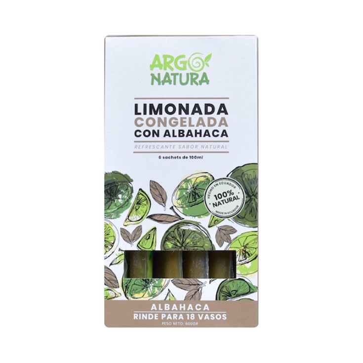 Limonada Congelada Albahaca Argonatura 600Ml