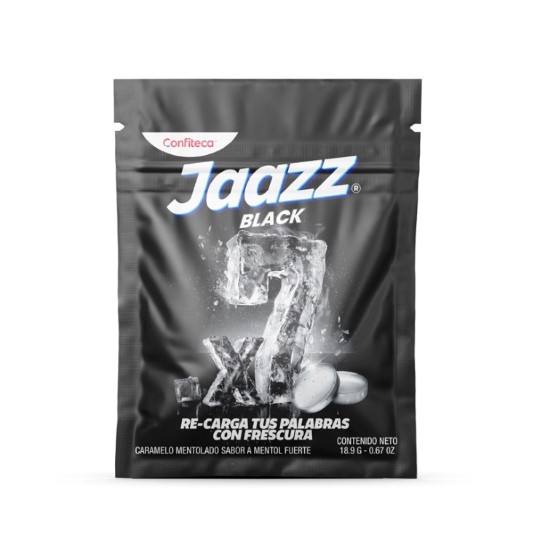 Caramelo Sabor a Mentol Fuerte Jaazz Black 18.9GR