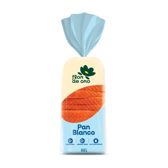 Pan Blanco Flor de Oro 550 Gr