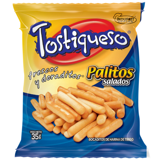 Palitos Salados Tostiqueso Funda 35 Gr