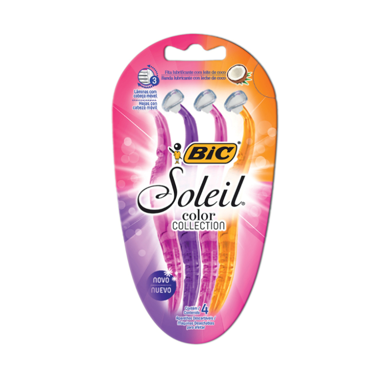 Afeitadora Desechable Mujer Soleil Pague 3 Lleve 4 Bic Afeitadora Desechable Mujer Soleil Pague 3 Lleve 4 Bic