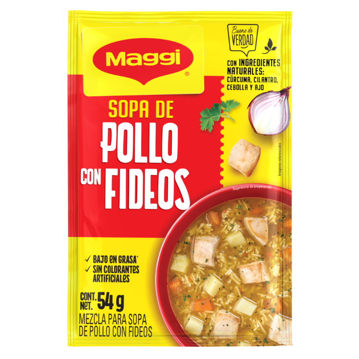 Sopa De Pollo Con Fideo Maggi 54 Gr