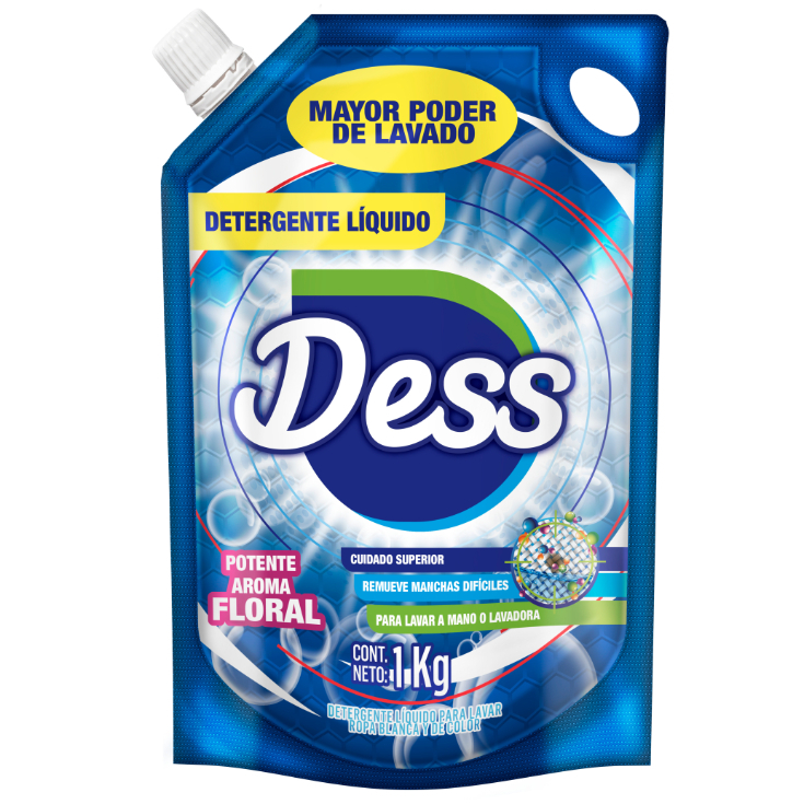 Detergente Líquido Dess Aroma Floral 1Kg.