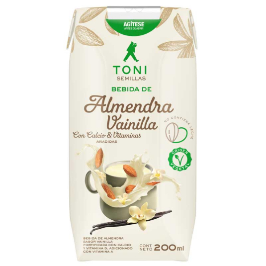 Bebida de Almendra Sabor a Vainilla Toni 200ML