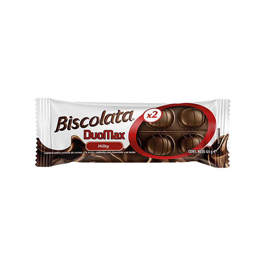 Galleta Wafer Rellena de Crema Cubierta con Chocolate Doumax