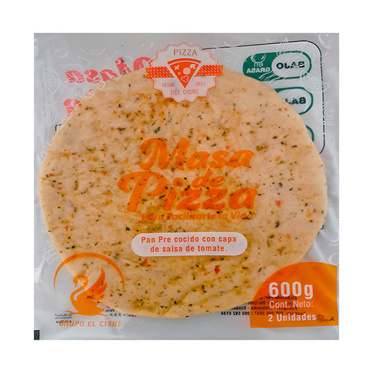 El Cisne Pan Precocido Para Pizza 600Gr X 2
