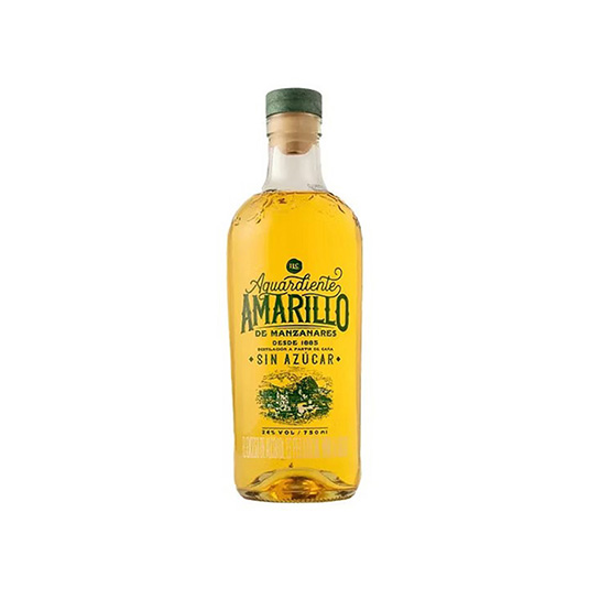 Licor Sin Azúcar Amarillo de Manzanares Aguardiente 750ML