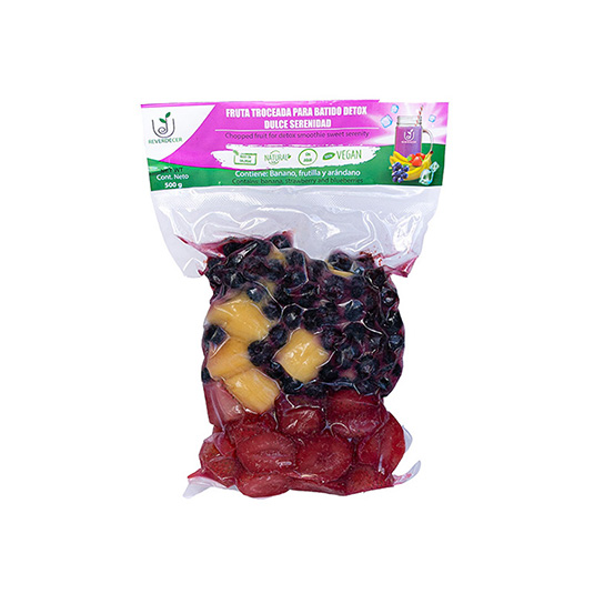 Reverdecer Fruta Troceada Para Batido Detox Dulce Serenidad