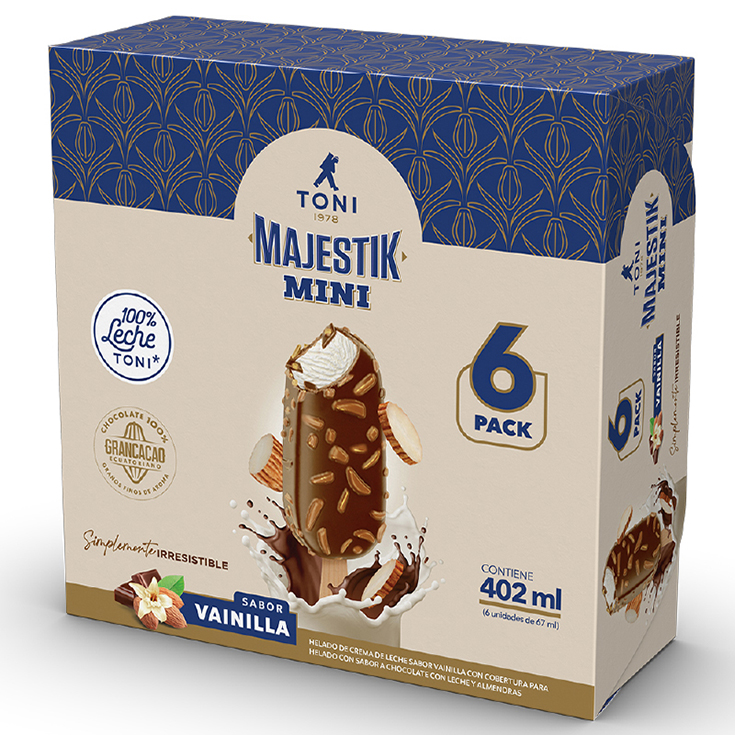 Majestik Mini Vainilla Toni 6Pack