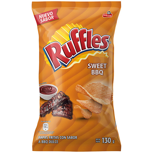 Papas Sweet Bbq Ruffles 130GR
