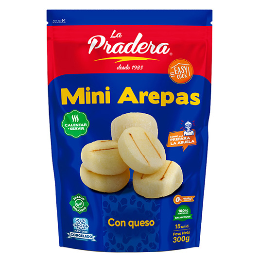 La Pradera Mini Arepa Con Queso 300Gr