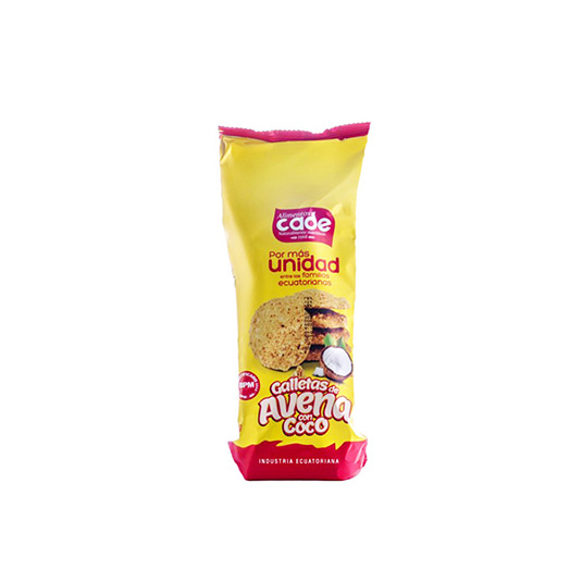 Galleta Avena y Coco Alimentos Cade 200GR