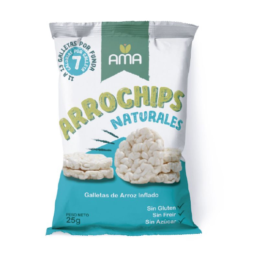 Galleta De Arroz Natural Ama Arrochips 25GR