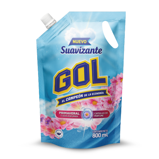 Suavizante Liquido Gol Primaveral 800 Ml.