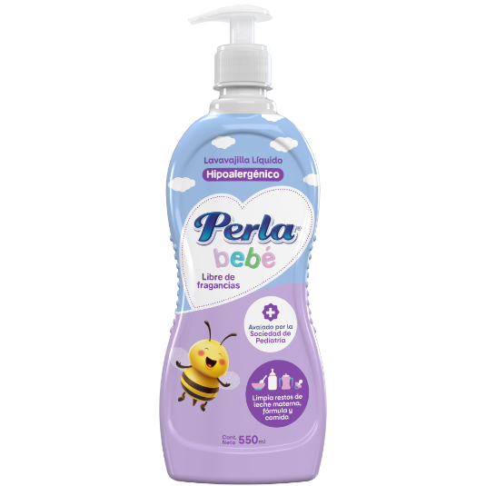 Lavavajillas Neutro Perla Bebe Botella 550Ml