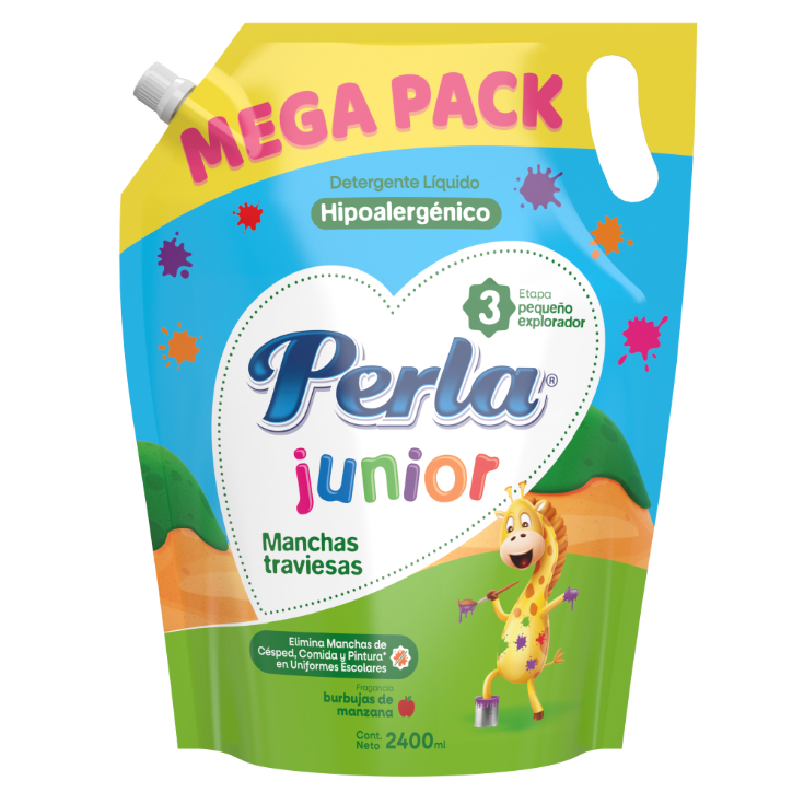 Detergente Liquido Perla Junior Doypack 2.4 Lt