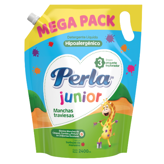 Detergente Liquido Perla Junior Doypack 2.4 Lt