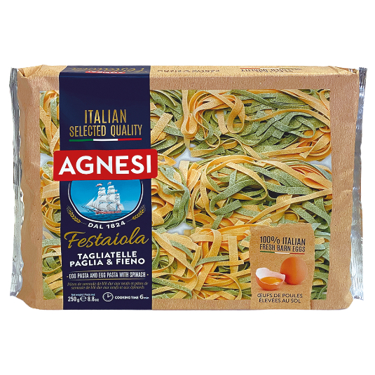 Tagliatelle Paglia & Fieno Agnesi 250 GR.