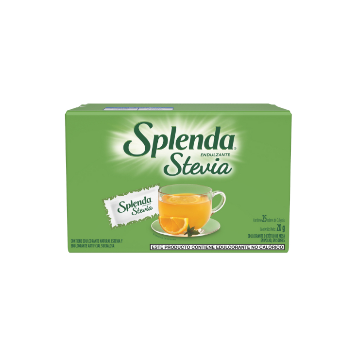 Endulzante Splenda Stevia 25 Sobres