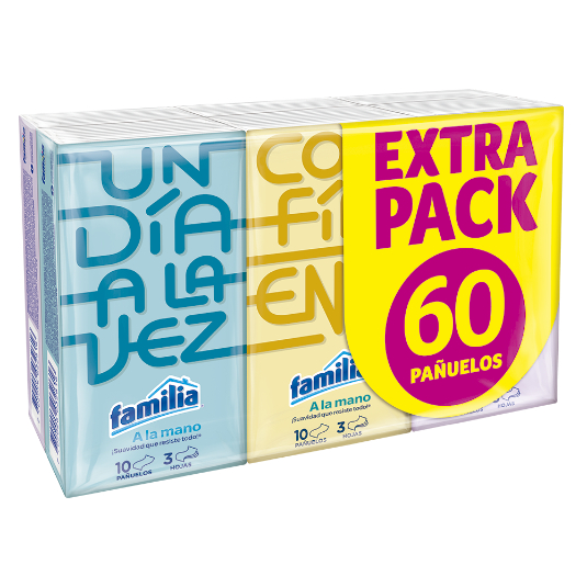 Pañuelo Facial Bolsillo Familia X60
