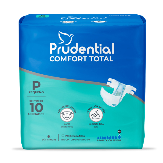 Pañal Para Adulto Comfort Total Prudential X10