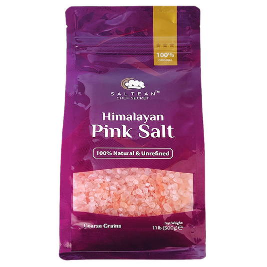 Sal Rosada Del Himalaya En Grano Doypack Saltean 500GR