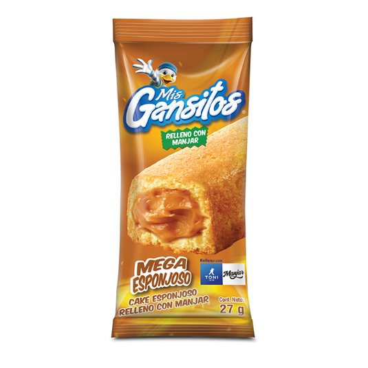 Mis Gansitos Manjar Inacake 27GR