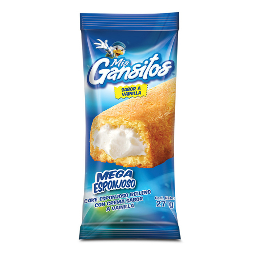 Mis Gansitos Vainilla Inacake 27GR