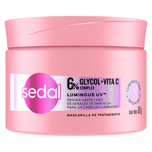 Mascarilla De Tratamiento Luminous Uv Sedal 300GR