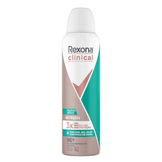 Desodorante Woman Clinical Aerosol Refresh 96H Rexona 91GR