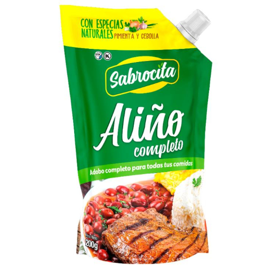 Aliño Completo Doy Pack Sabrocita 200 Gr.